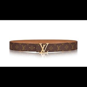 Brown monogram Louis Vuitton belt